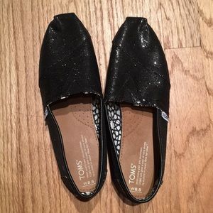 TOMS Black sparkling shoes